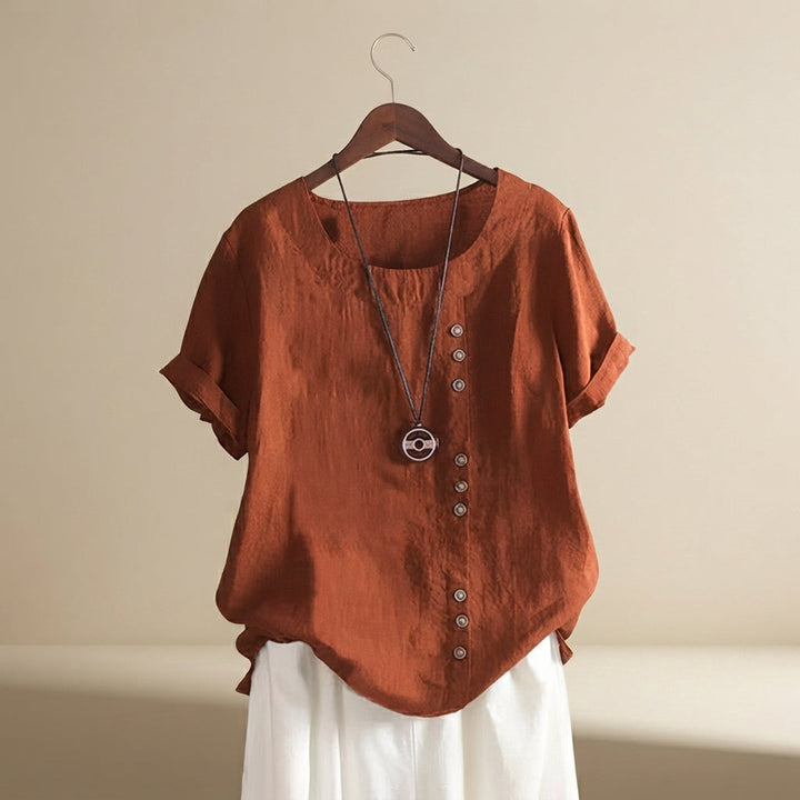 Blusa feminina Jayla sazonal, leve e elegante. Moda verão com estilo e conforto para todas as ocasiões.