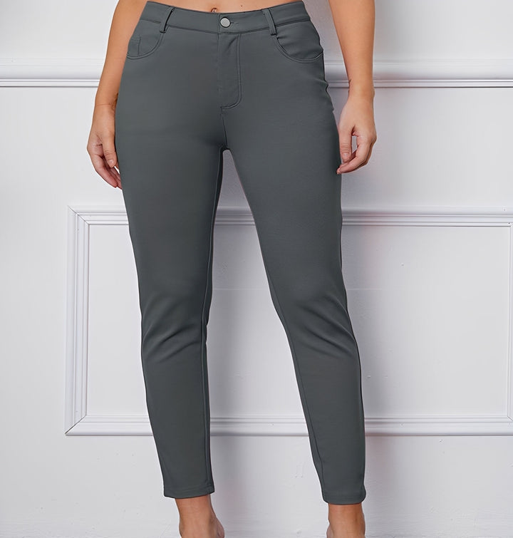 Calças femininas coloridas, casuais e elásticas. Trazendo vibrante conforto e moda ao seu dia a dia.