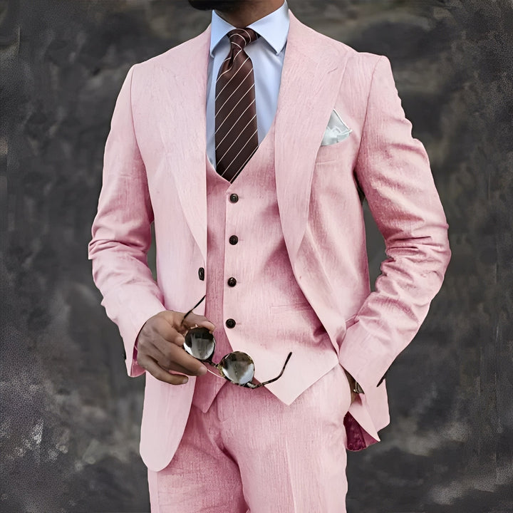 Conjunto social masculino Elwyn, traje elegante para o homem moderno em ocasiões especiais.