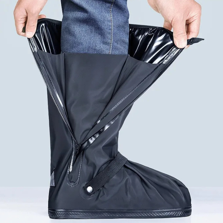 Acessório de sapato feminino impermeável, ideal para viagem e inverno. Mantém sapatos secos e protegidos na chuva e neve.