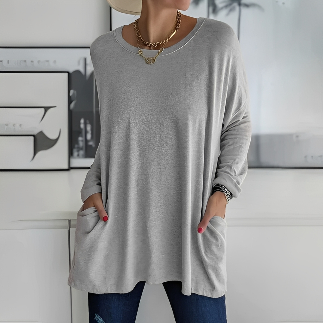 Top feminino elegante Semarah, disponível em tamanhos grandes, ideal para o verão.