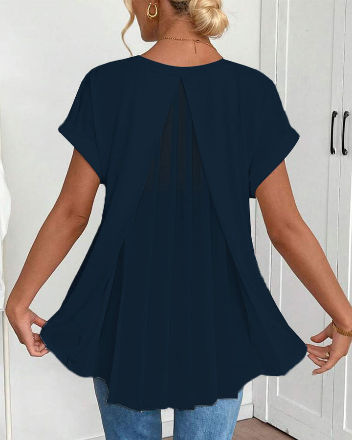 Camiseta feminina confortável para o dia a dia, estilo casual.
