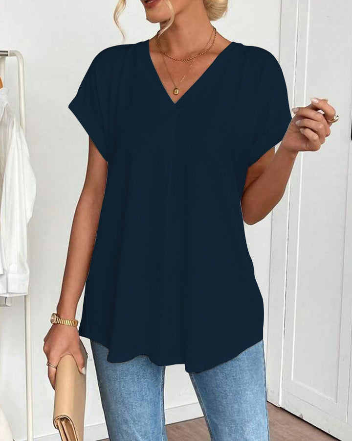 Camiseta feminina para o dia a dia, combinando estilo e praticidade.