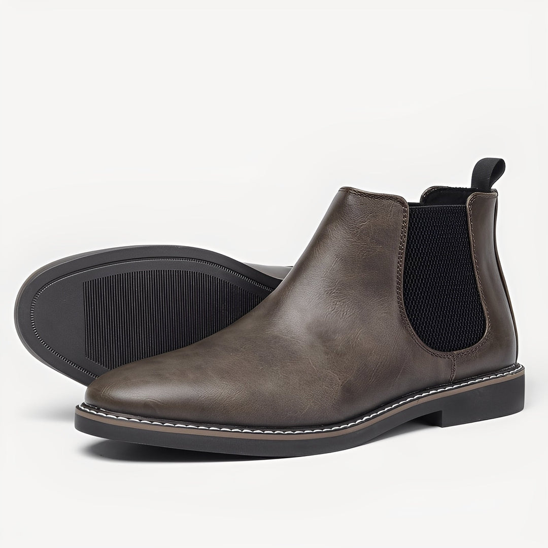 Botas masculinas Clifton para outono inverno, com conforto superior e estilo Chelsea clássico e versátil.