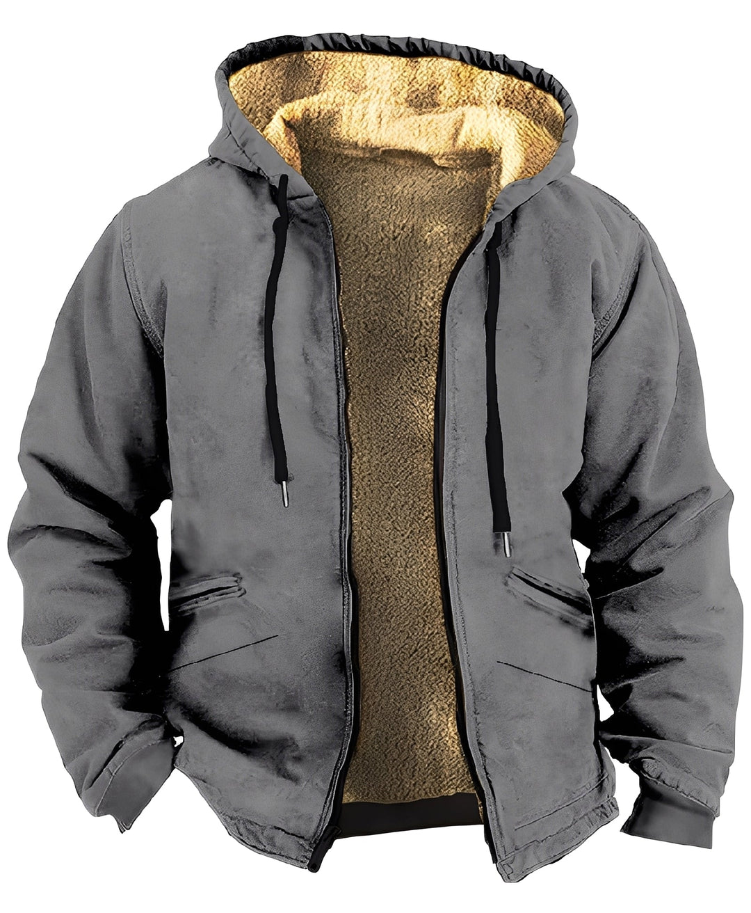 Jaqueta Mervin masculina colorida com capuz, roupa ideal para moda masculina casual.