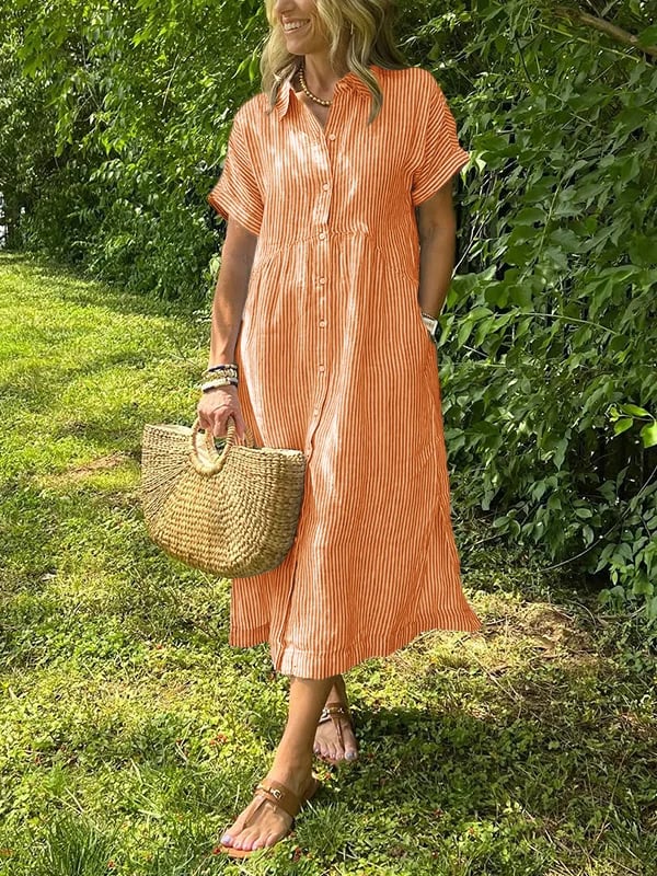 Elegante vestido longo feminino de verão, super fluido e leve, perfeito para praia e moda casual.