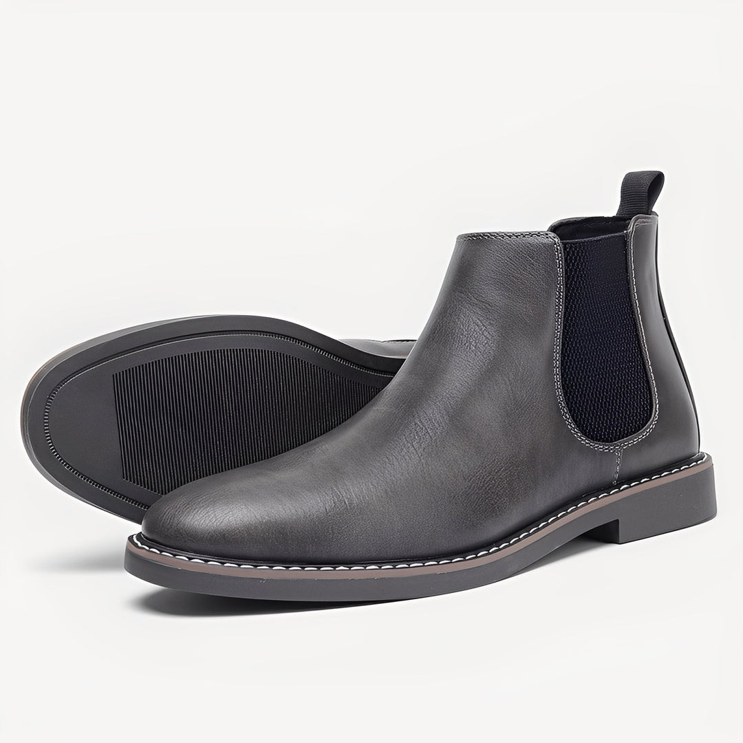 Calçado masculino Clifton: botas Chelsea clássicas que unem conforto e elegância para moda masculina.