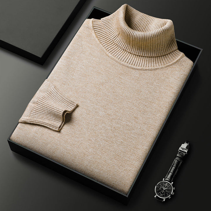 Roupa inverno: camisola gola alta masculina ajustada, peça essencial e de tendência para o frio.