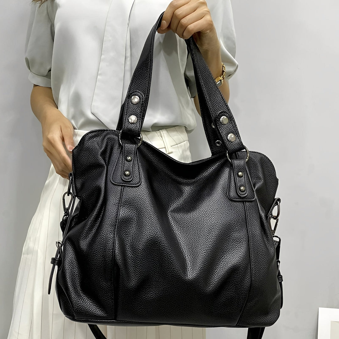 Bolsa feminina grande e versátil, elegante para ombro, perfeita para uso diário e casual.