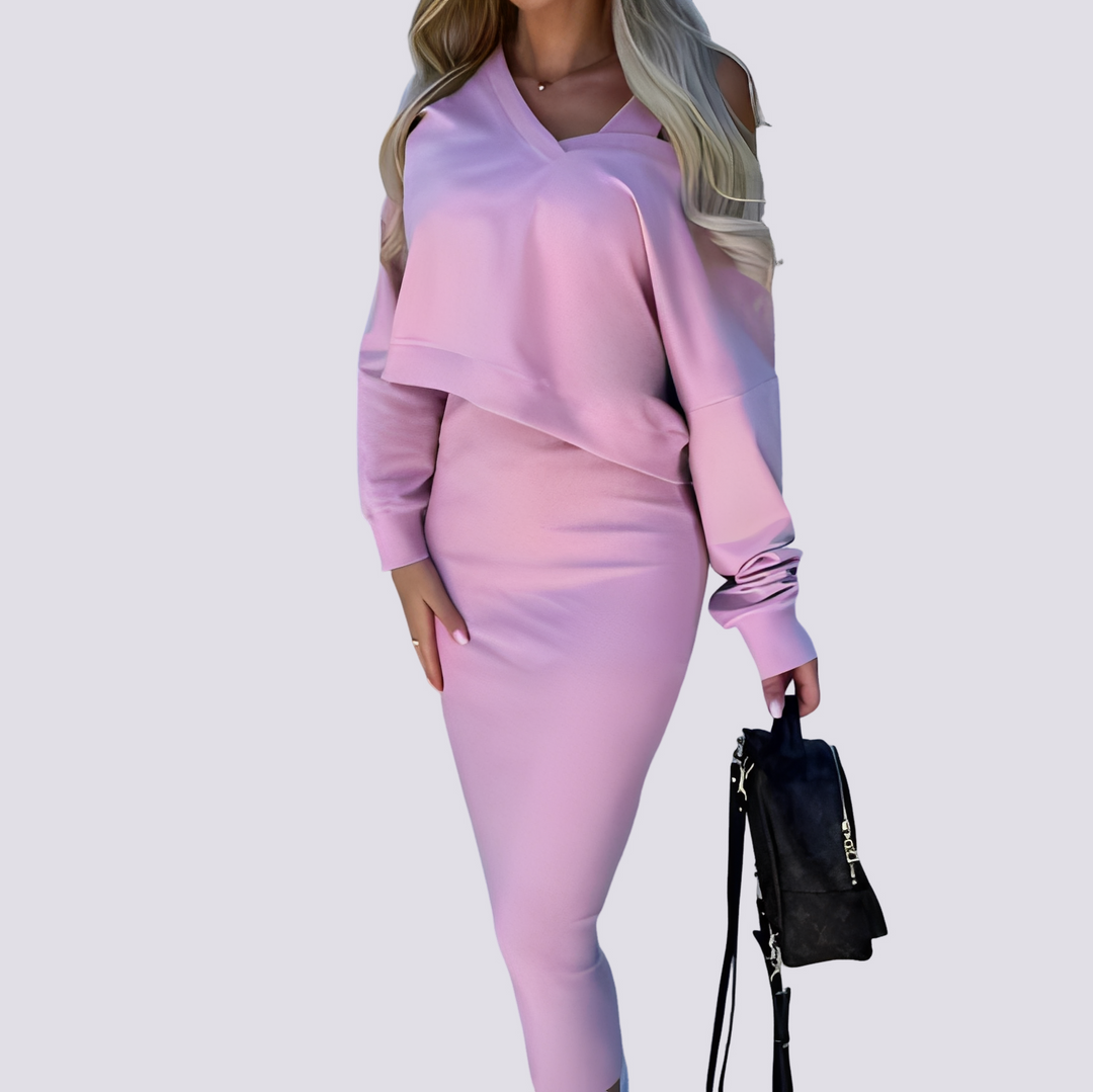 Vestido duas peças feminino versátil. Conjunto coordenado perfeito para o verão e conforto diário.