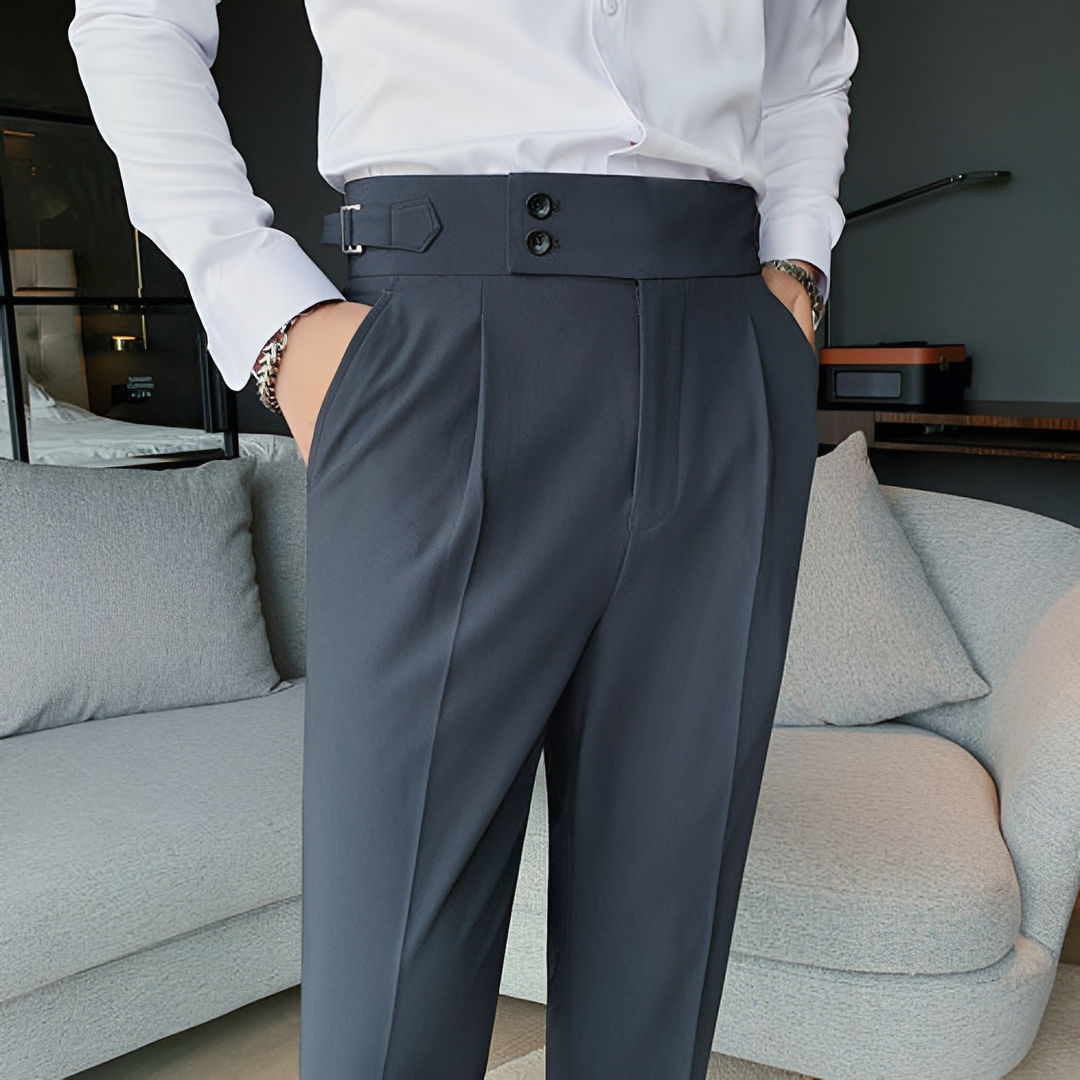 Calças masculinas casuais slim fit de perna reta, tecido confortável para moda masculina moderna e versátil em pt.
