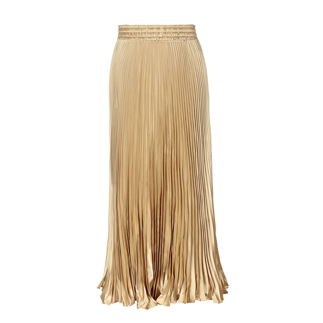 Roupa feminina: saia plissada elegante, ideal para a moda verão e looks sofisticados.