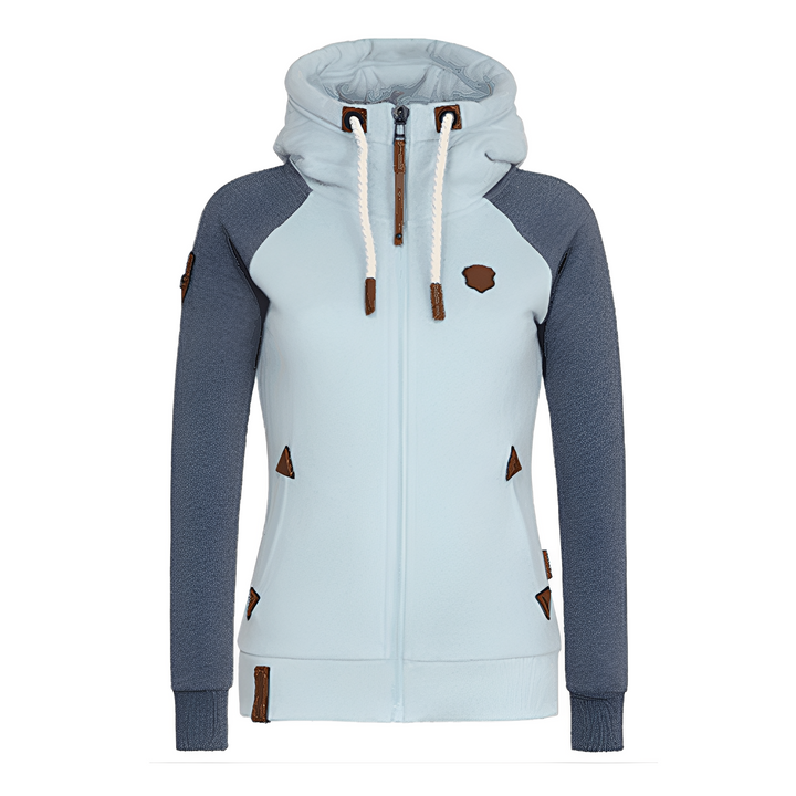 Moletom feminino com capuz super aconchegante para inverno. Agasalho casual e estiloso para dias frios.