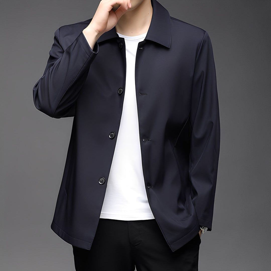 Jaqueta social masculina slim-fit elegante, perfeita para um look moderno e versátil.