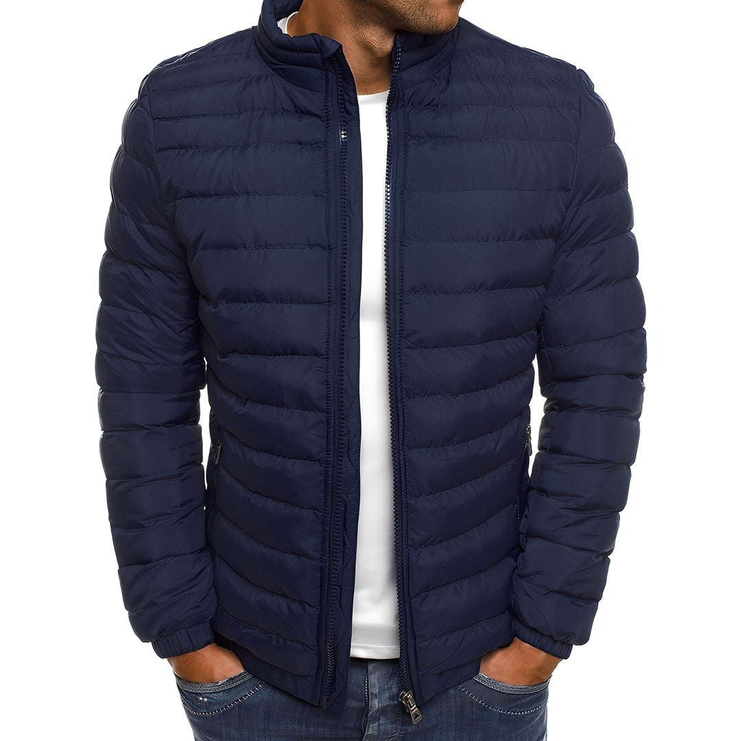 Jaqueta de inverno masculina, agasalho quente e confortável. Estilo elegante e casual para moda masculina no frio.