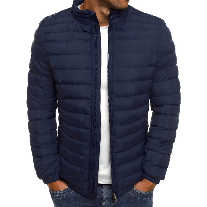 Jaqueta de inverno masculina, agasalho quente e confortável. Estilo elegante e casual para moda masculina no frio.