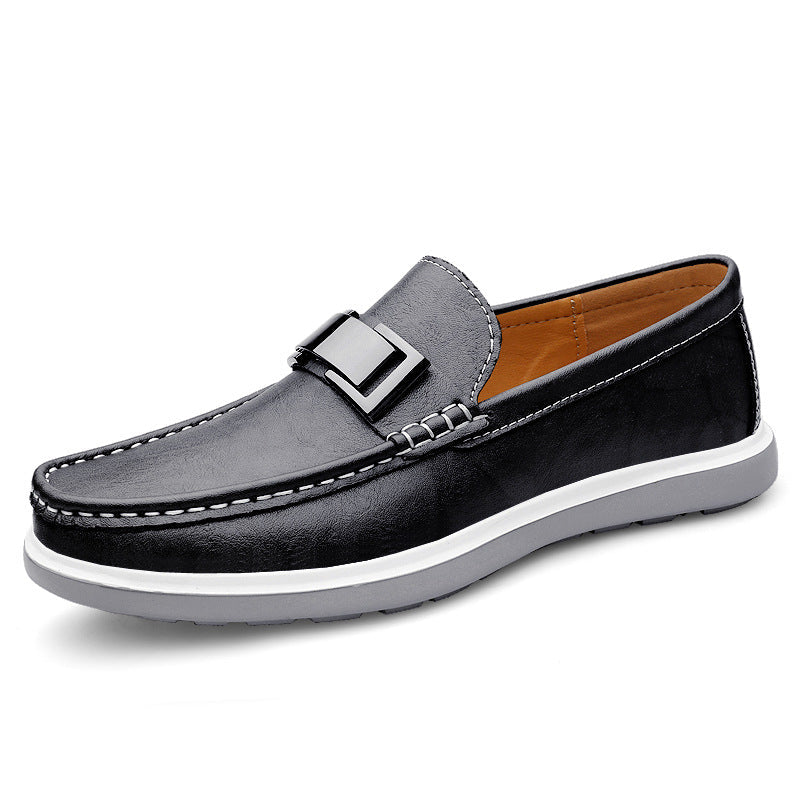 Sapatos mocassins masculinos slip-on, perfeitos para um estilo inteligente. Confortáveis para uso casual e formal.