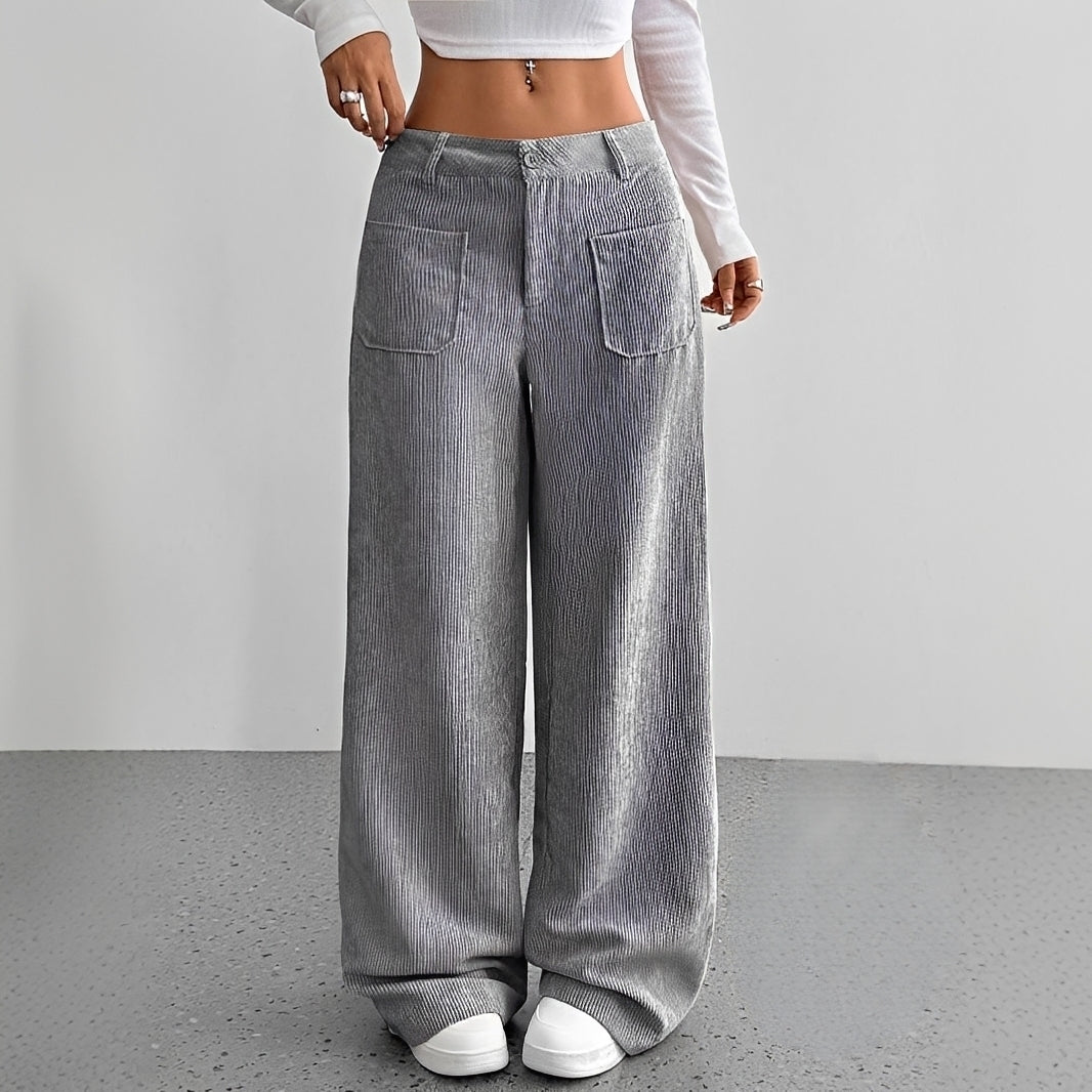 Moda feminina: Calças de cintura alta para looks de primavera/outono. Elegância e versatilidade com muito conforto.