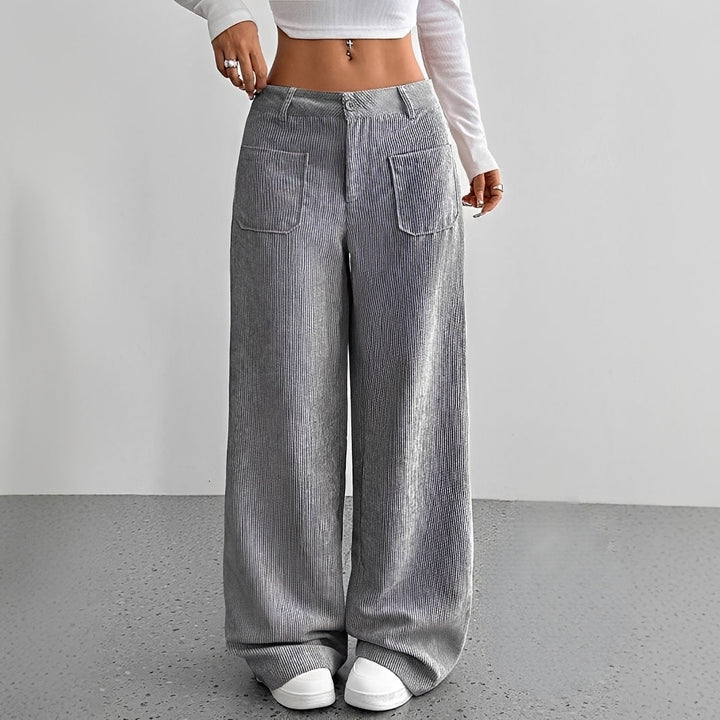 Moda feminina: Calças de cintura alta para looks de primavera/outono. Elegância e versatilidade com muito conforto.