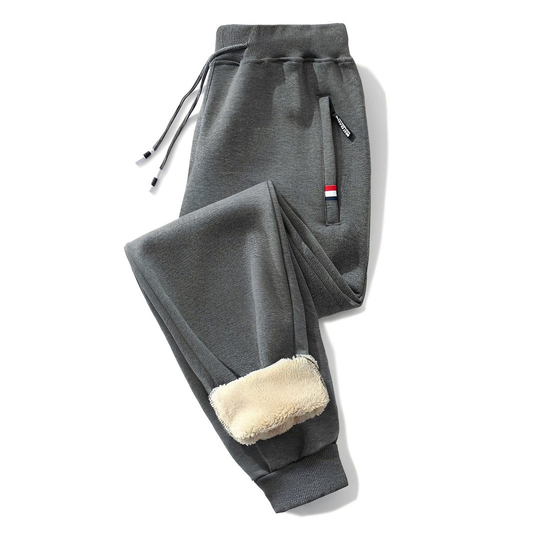 Calça casual masculina de corte reto, térmica, ideal para o dia a dia e moda inverno, muito confortável.