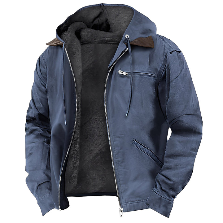 Jaqueta de homem Adrian moderna, roupa masculina casual para inverno. Proteção ao frio e estilo no dia a dia.