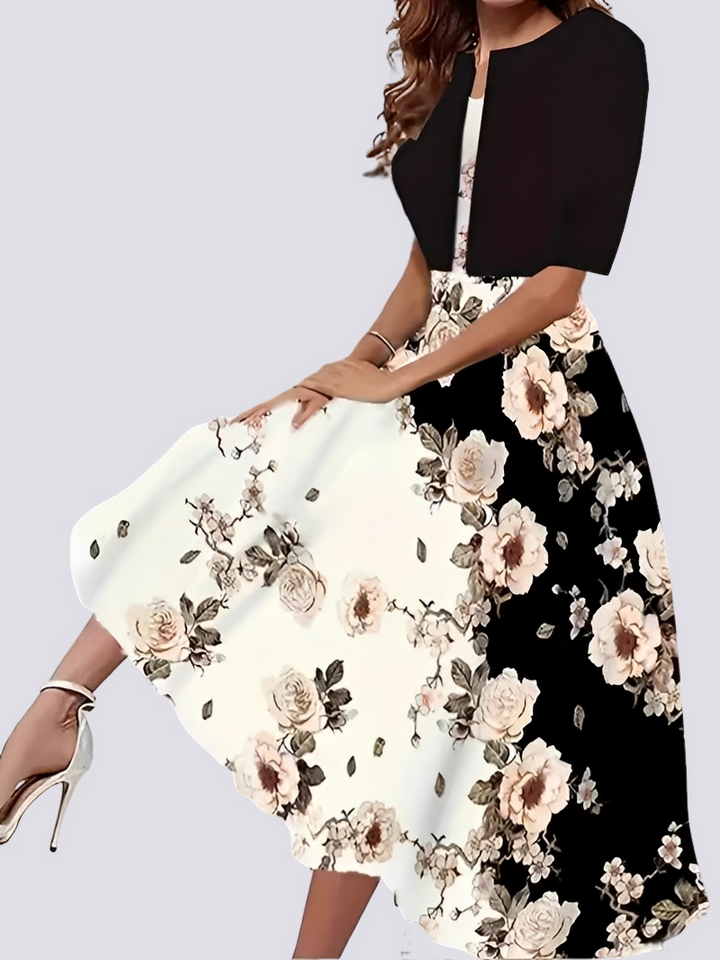Moda feminina: conjunto elegante com vestido longo e top versátil para um look casual chic de verão.