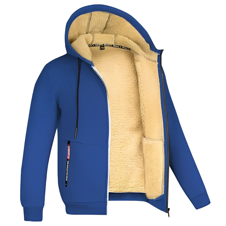 Moda masculina: Casaco casual com capuz para inverno, ideal para estilo, agasalho e conforto contra o frio.