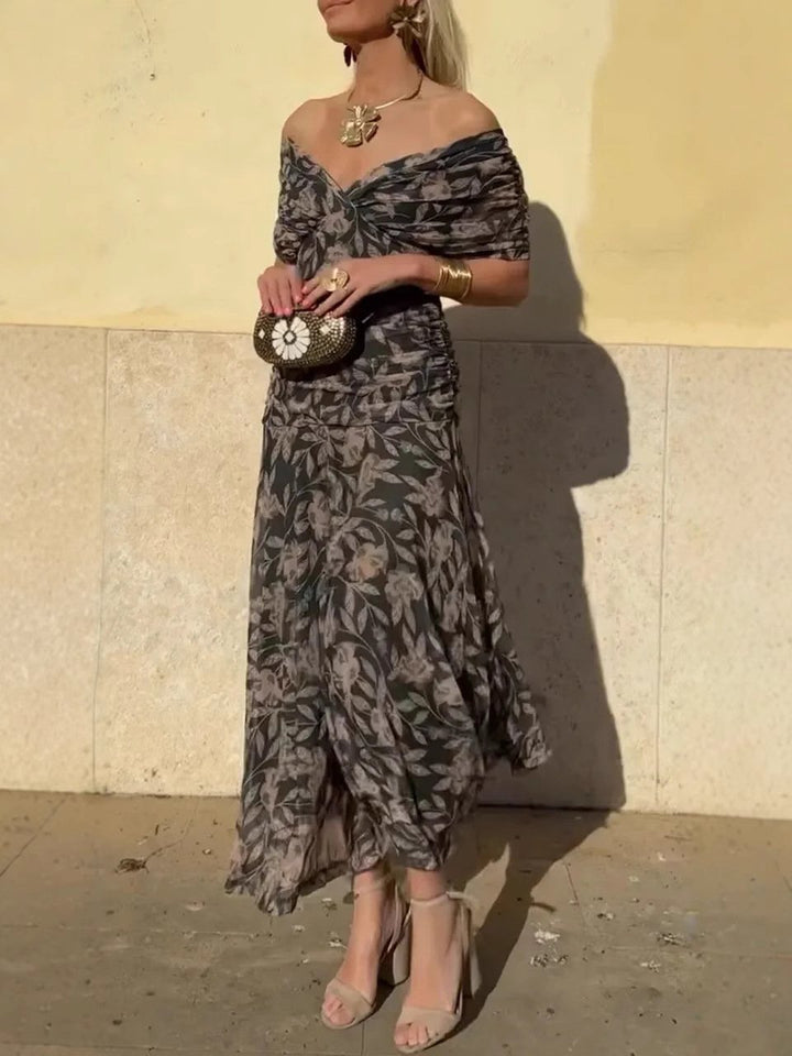 Vestido maxi feminino Naomi para verão, chique e adaptável. Perfeito para look casual, viagens e eventos.