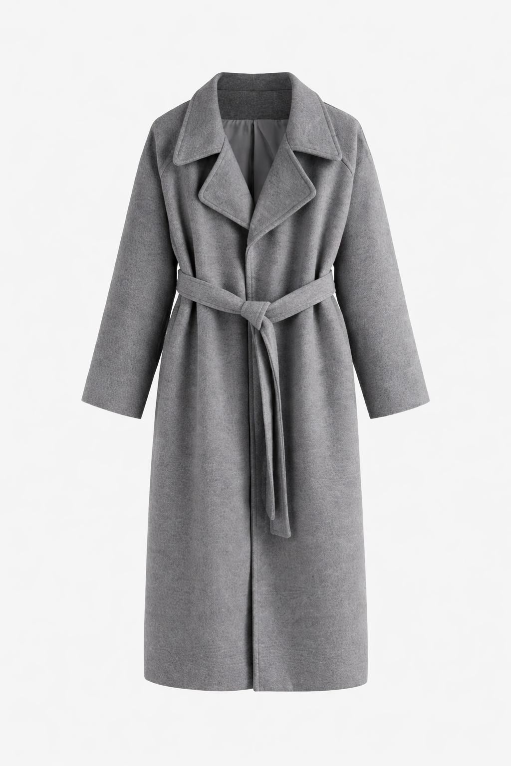 Casaco envelope feminino com amarração, elegante sobrecasaco para moda outono inverno. Vestuário com estilo.