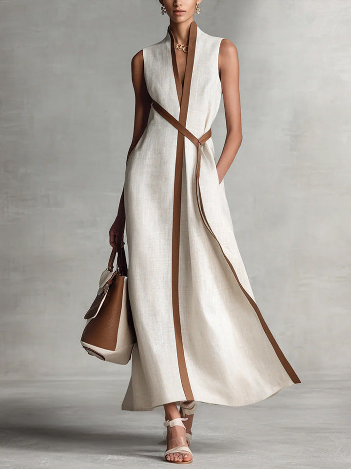 Vestido de verão casual Elira para mulher, perfeito para um estilo leve e confortável. Roupa versátil com cores vivas.