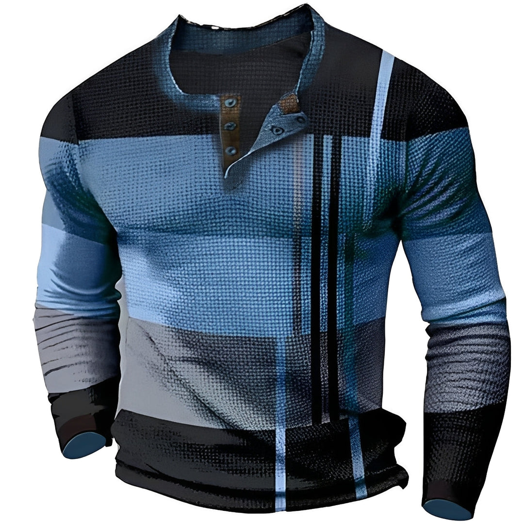 Camisa social casual masculina de manga longa, tecido leve e respirável para conforto em qualquer estação.