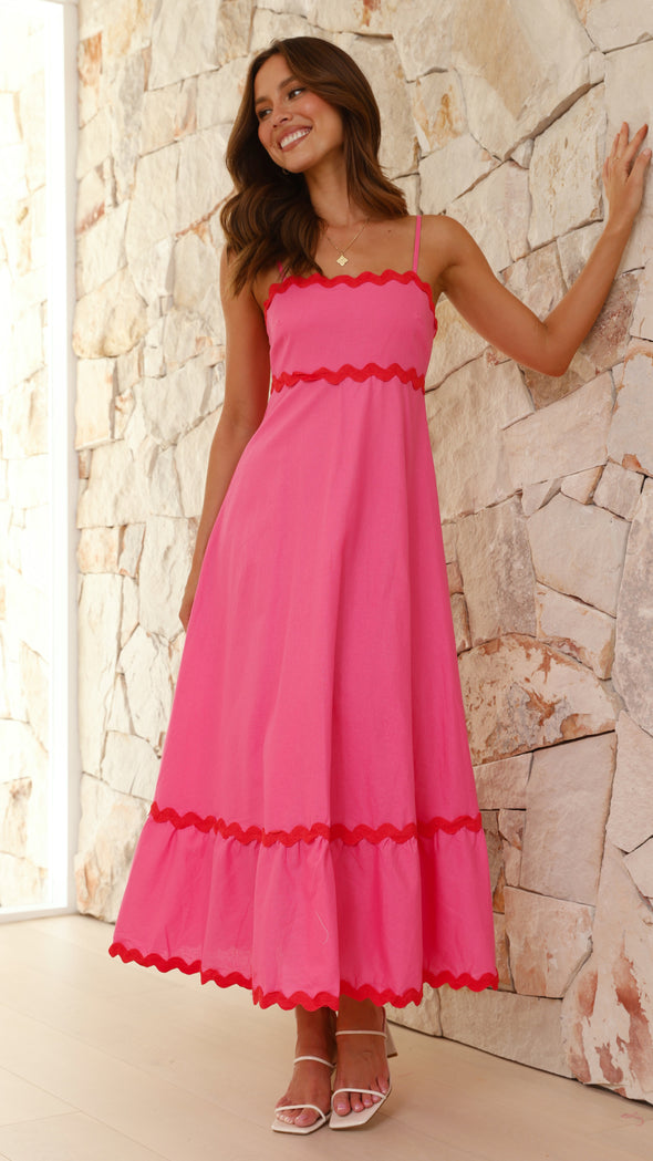 Vestido longo feminino de alça, para um verão cheio de estilo.