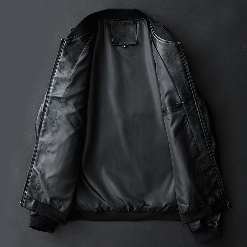 Jaqueta de homem para motociclismo, elegante e com proteção, ideal para o frio do outono e inverno.
