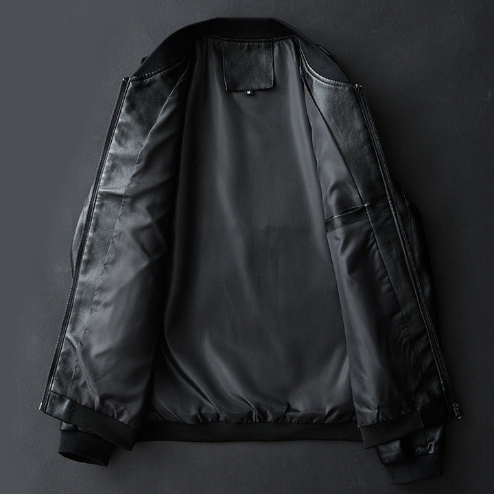 Jaqueta de homem para motociclismo, elegante e com proteção, ideal para o frio do outono e inverno.