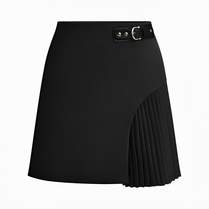 Saia feminina plissada, perfeita para um look moderno e confortável. Ideal para primavera e verão, estilo chique.