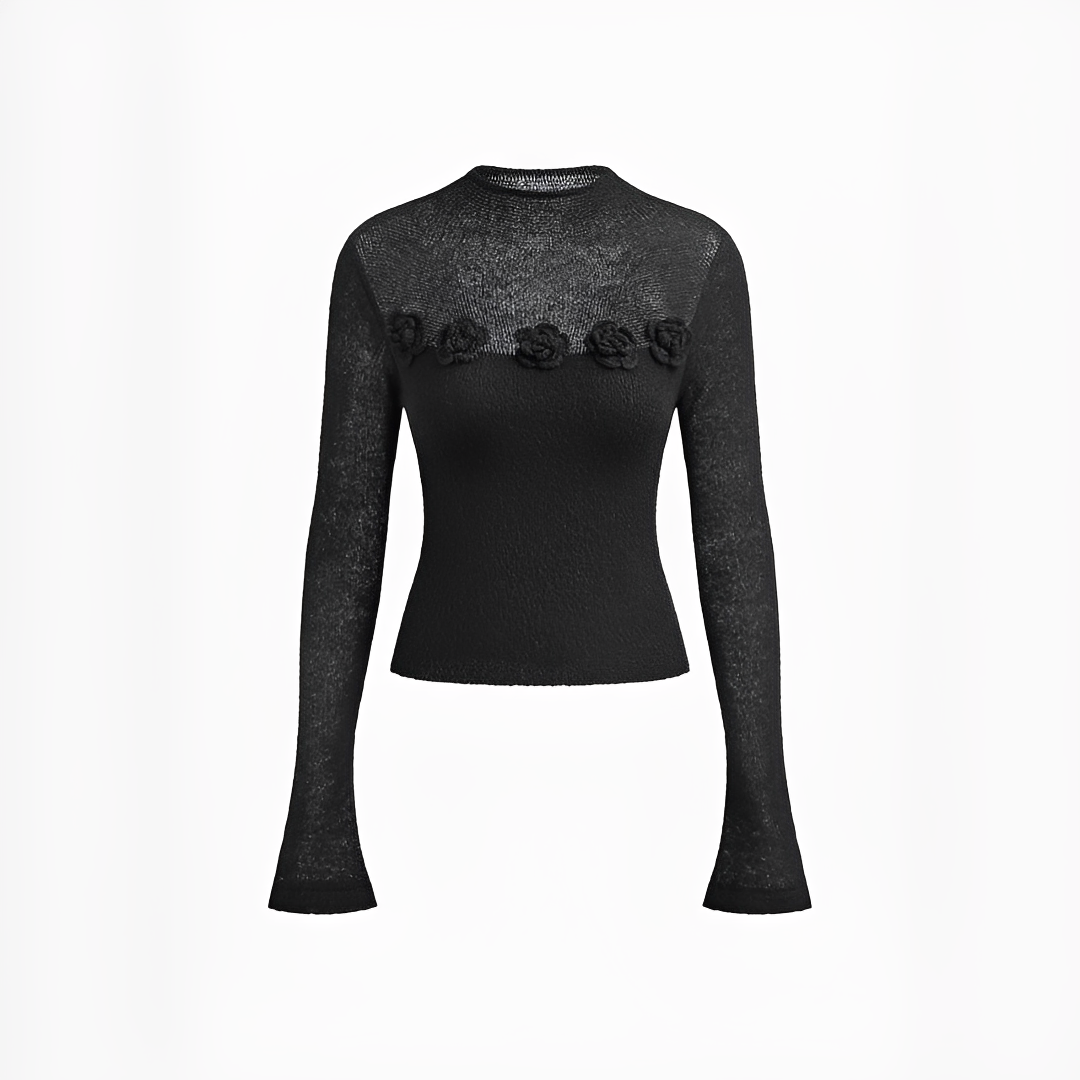 Top feminino estiloso de gola redonda, confortável e elegante para o dia a dia. Blusa perfeita para o verão.