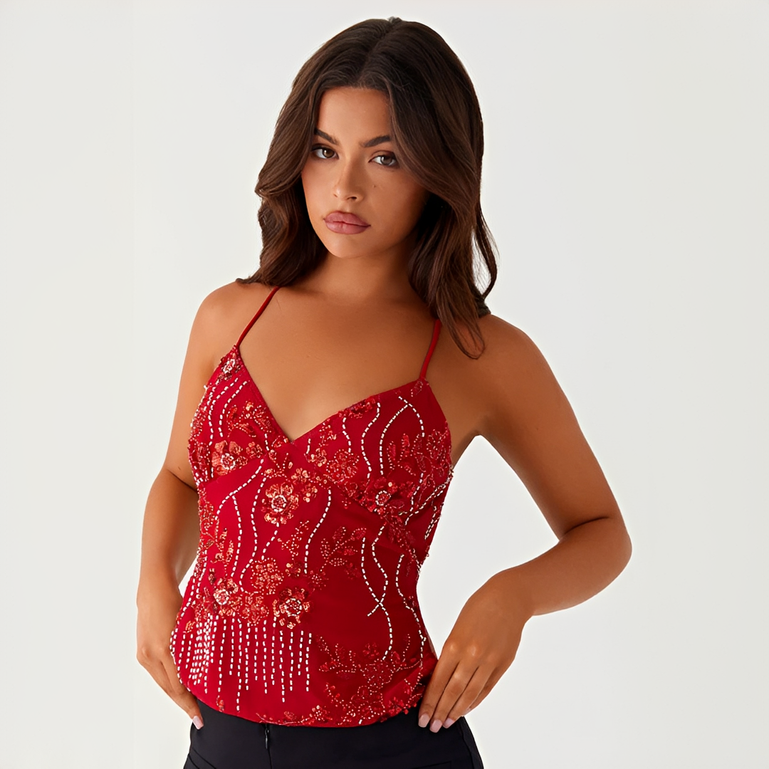 Top feminino de verão sem mangas, garante conforto e estilo. Versátil para looks diários chiques.
