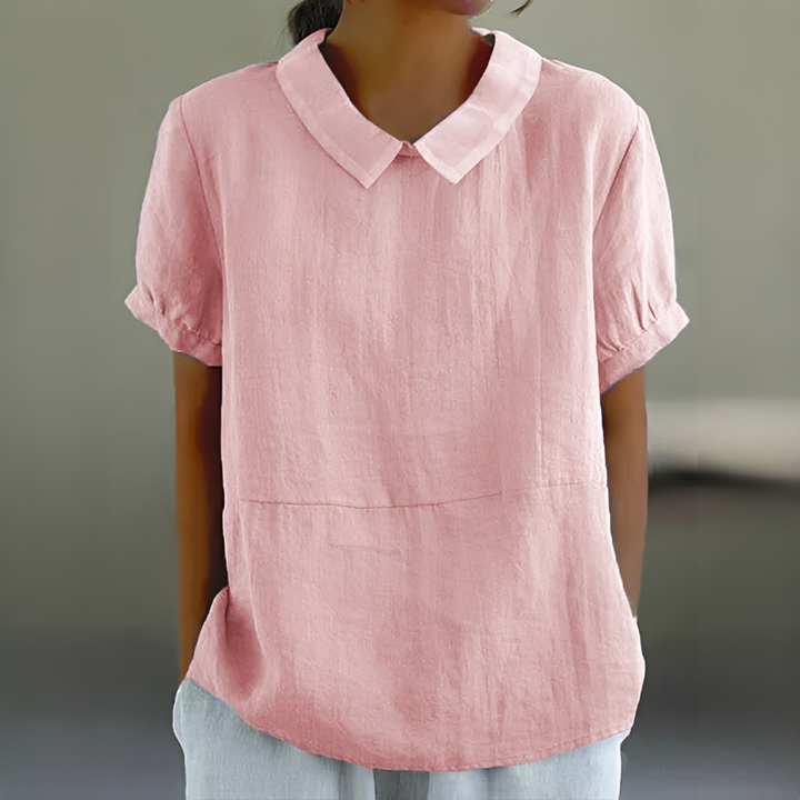 Blusa elegante e confortável para mulheres. Camisa de verão casual, perfeita para um look fresco e estiloso.