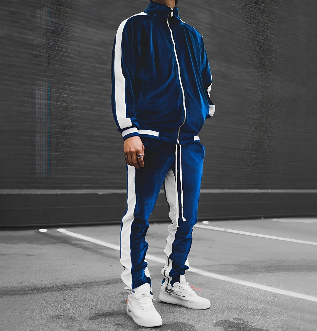 Conjunto esportivo casual masculino cinza para conforto e estilo no verão, ideal para lazer.