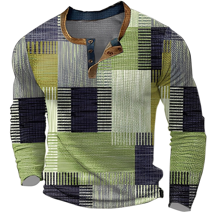 Suéter masculino elegante e aconchegante para o inverno, perfeito para um look casual com aquecimento garantido.
