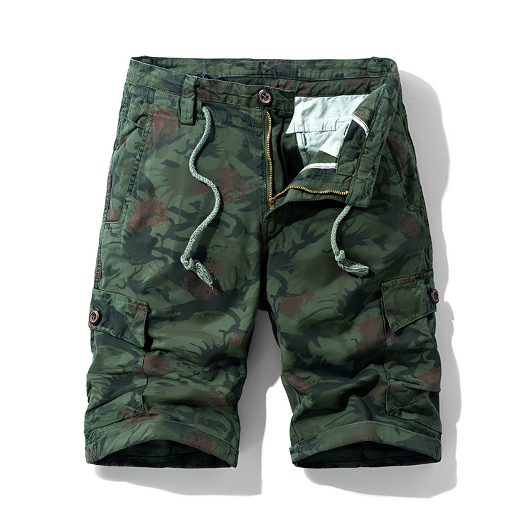Confortável shorts cargo masculino para o dia a dia, estilo solto, perfeito para relaxar no verão.