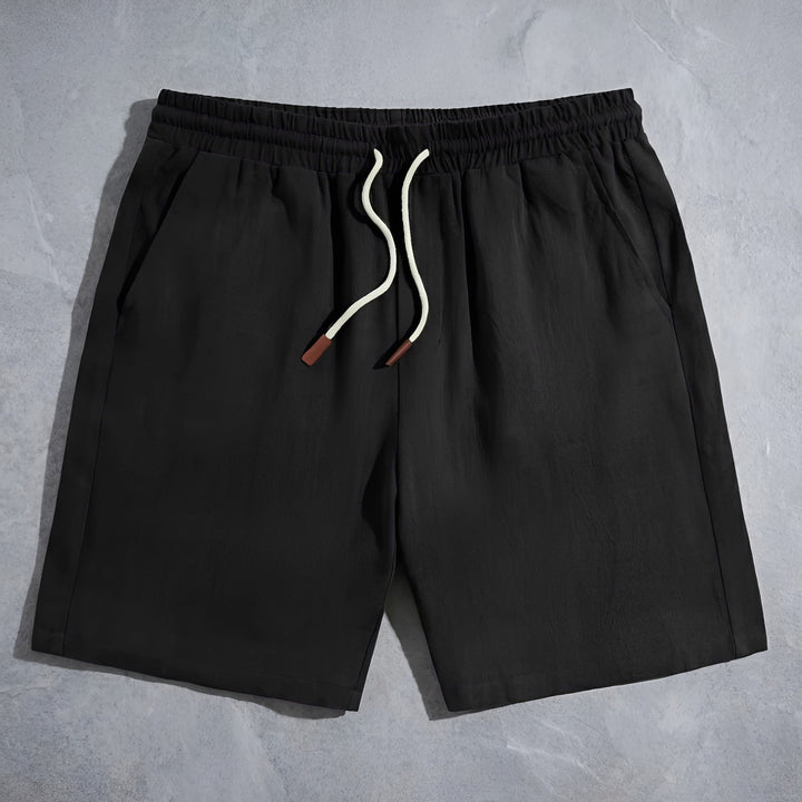 Shorts masculinos de dia a dia com cordão, oferecendo máximo conforto e estilo para o verão.