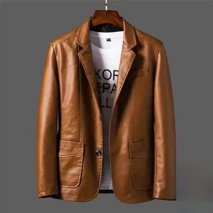 Jaqueta masculina preta, ideal para estilo e conforto. Roupa masculina casual com toque de elegância.