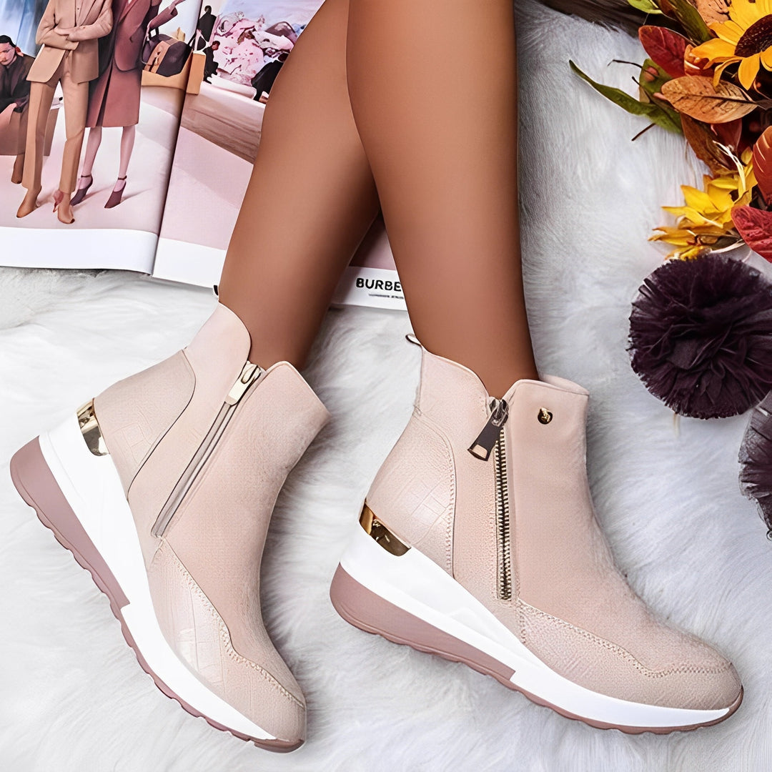 Botas casuais femininas Yancy, ideais para o dia a dia. Conforto e estilo elegante para o inverno.