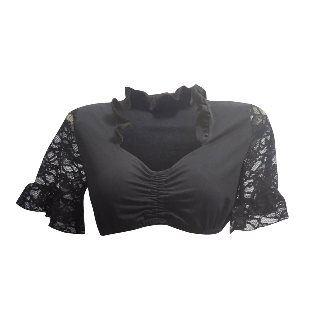 Blusa Feminina Dirndl "Estilosa e Confortável" em tecido leve. Ideal para compor looks casuais elegantes ou festivos.