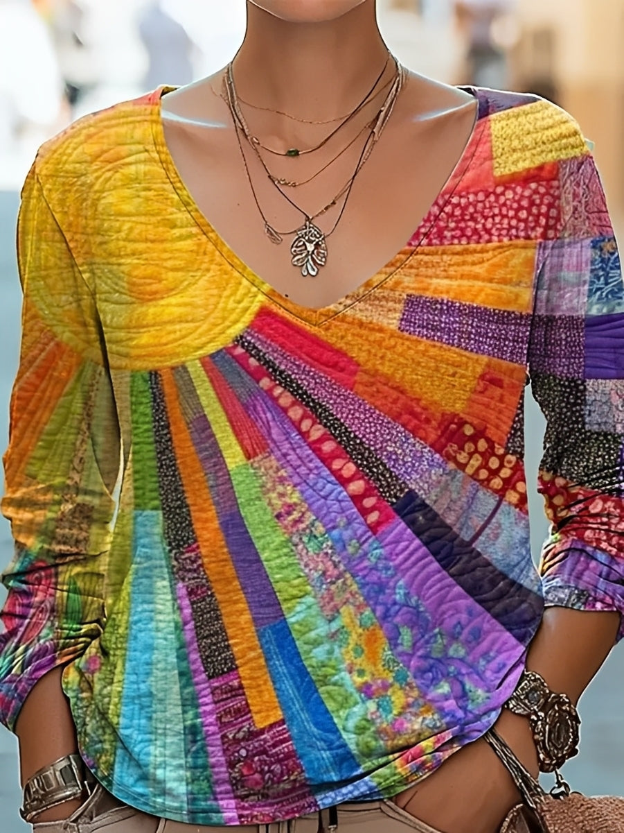 Blusa feminina Annie colorida e estilosa para verão. Top vibrante e confortável, perfeito para moda casual primavera/verão.