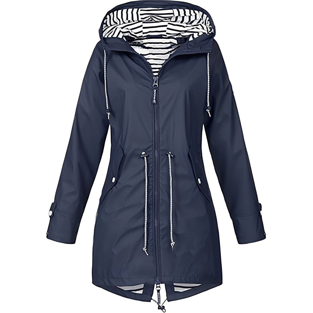 Jaqueta Rosannah feminina com capuz para exterior. Conforto, proteção e estilo para outono e inverno.
