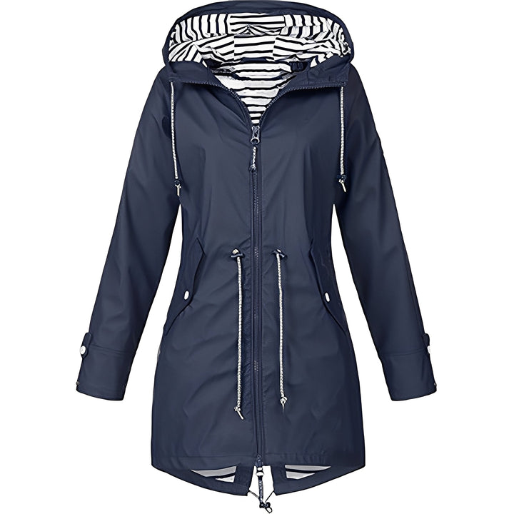 Jaqueta Rosannah feminina com capuz para exterior. Conforto, proteção e estilo para outono e inverno.