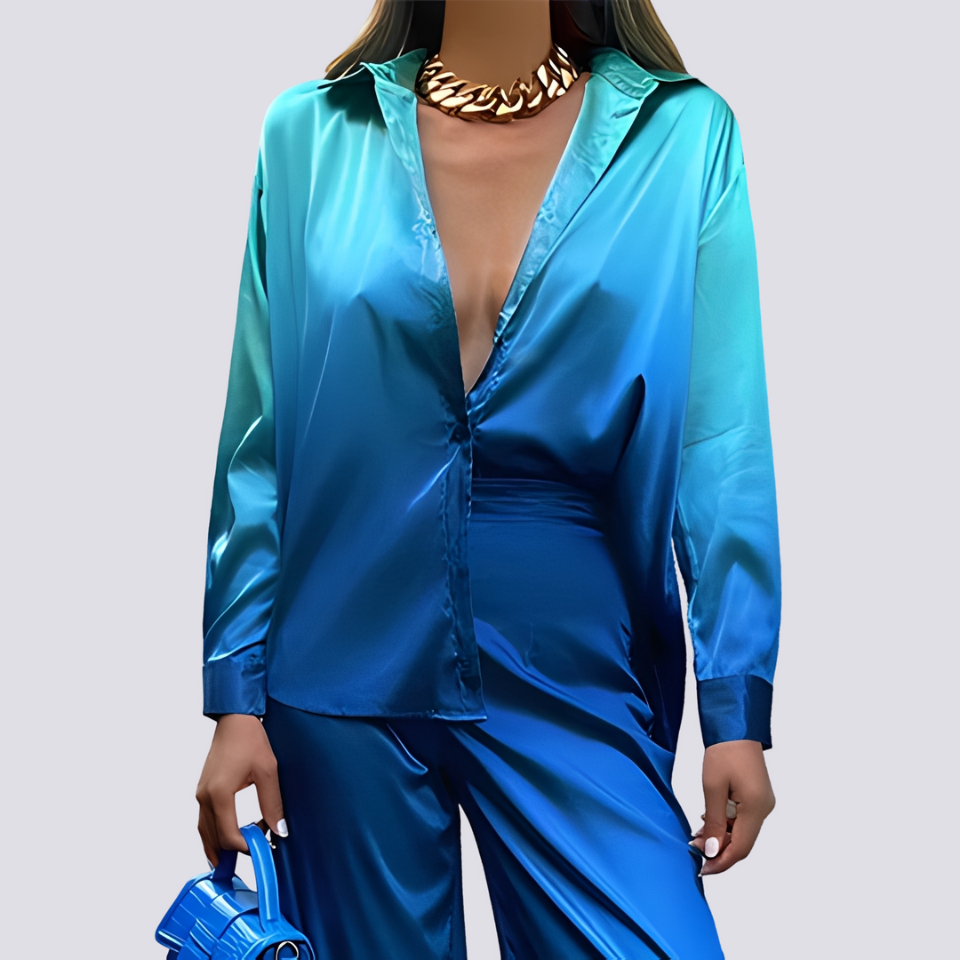 Conjunto feminino duas peças. Roupa de verão versátil com estilo elegante e confortável. Ideal para moda casual feminina.