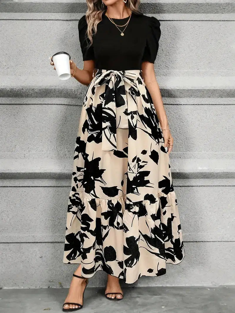 Vestido longo casual feminino, super fluido e confortável. Peça essencial para um look elegante de verão.